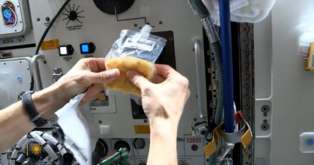 Dishing up space food – CBS News