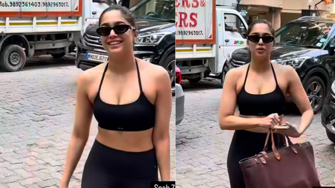 Sharvari Brings Sleek Glam to Gym Style with a Festive Twist!