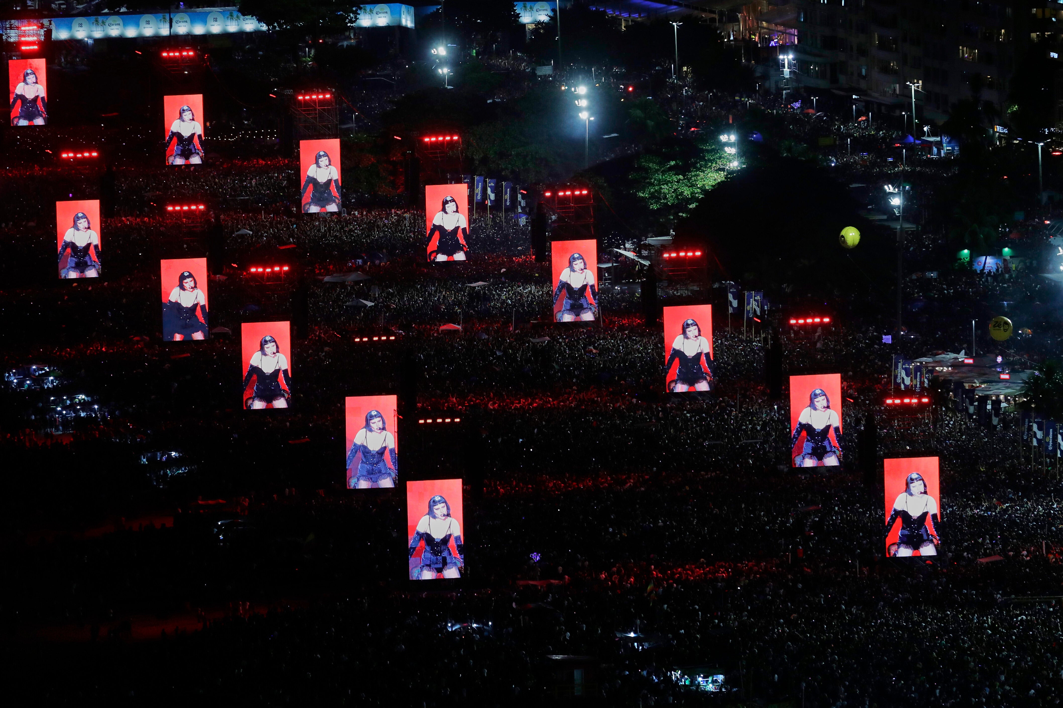 APTOPIX Brazil Lady Gaga 